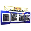 Extrusion blow molding machine for edible oil industry applications/ barrel/jerry can